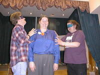 Mike Siddall and Dop feeling up KIM